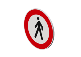 3D Signage - No access to pedestrians