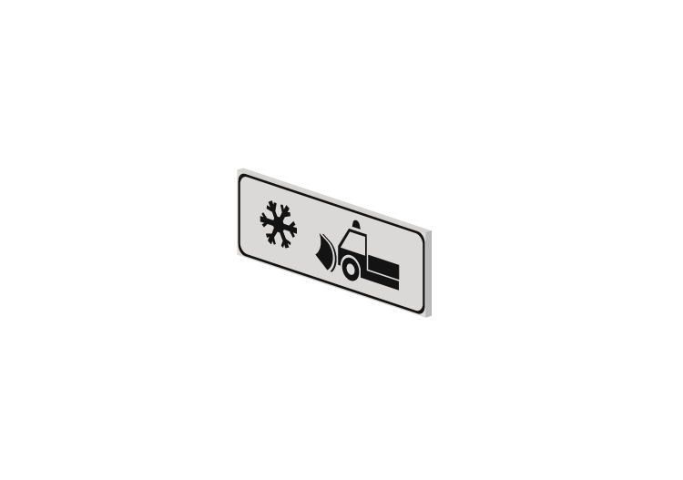 Signalisations 3D - Chasse-neige en action - ACCA software Signalisations 3D - Chasse-neige en action - ACCA software