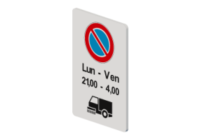 3D Signage - No temporary parking