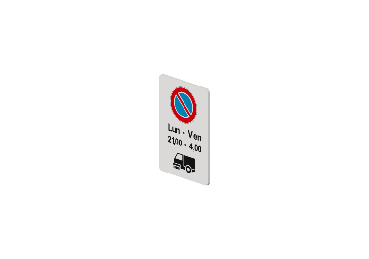 3D Signage - No temporary parking - ACCA software 3D Signage - No temporary parking - ACCA software