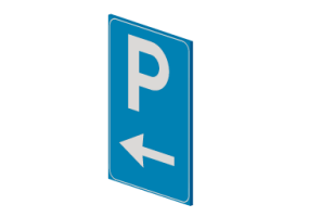 3D Signage - Park to the left