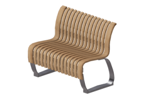 Bancs 3D - Si&egrave;ge type lin&eacute;aire