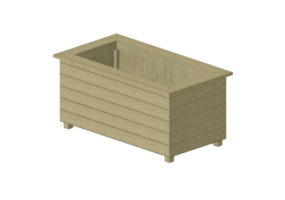 3D Sitzb&auml;nke und Pflanzengef&auml;&szlig;e - Pflanzengef&auml;&szlig;