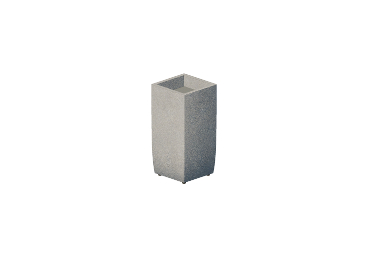 Benches and Planters 3D - Square Vase for flowers and... Benches and Planters 3D - Square Vase for flowers and...