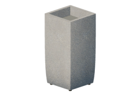 Bancos 3D - Vaso para flores e plantas quadrado
