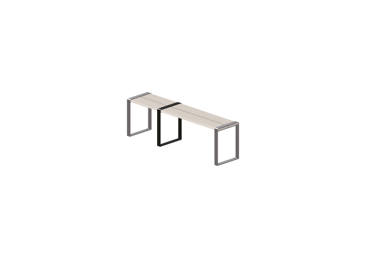 Benches and Planters 3D - Metal and wooden bench - ACCA... Benches and Planters 3D - Metal and wooden bench - ACCA...