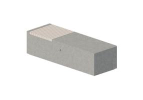 Benches and Planters 3D - Concrete Bench with wooden seat