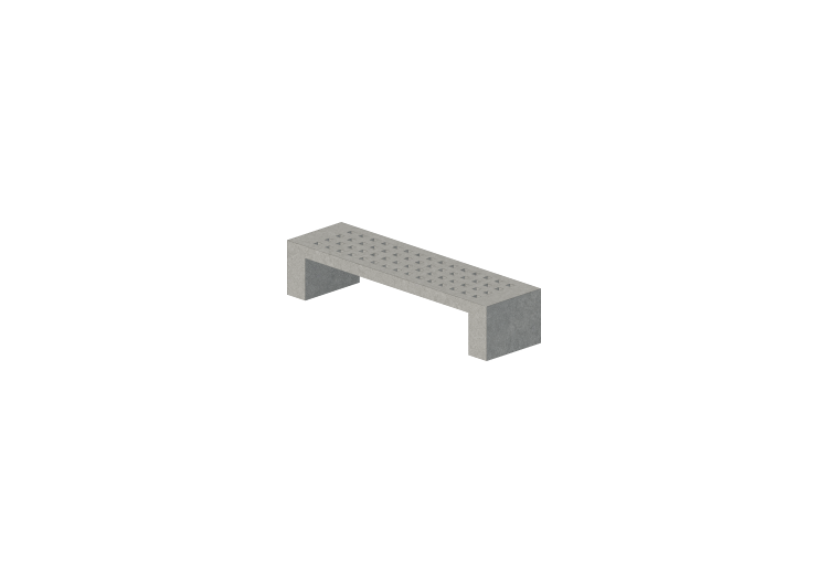 Bancos 3D - Banco de concreto - ACCA software Bancos 3D - Banco de concreto - ACCA software