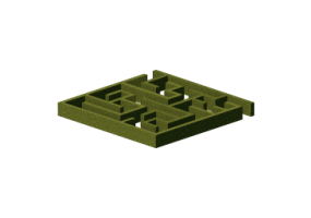 Parco giochi 3D - Labirinto di cespugli