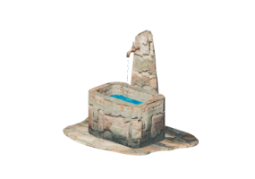 3D Zubeh&ouml;r - Steinbrunnen
