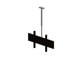 TV and Monitor 3D - Ceiling mounted TV support