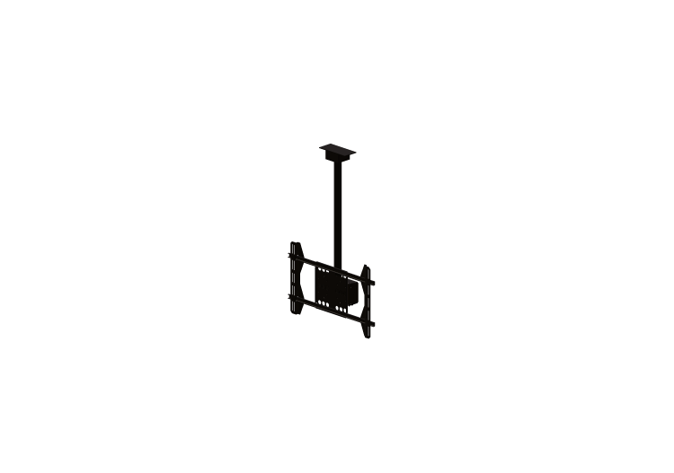 TV and Monitor 3D - Ceiling mounted TV support - ACCA... TV and Monitor 3D - Ceiling mounted TV support - ACCA...