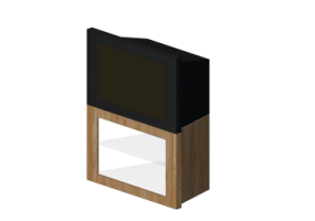 TV et &Eacute;cran 3D - Tv avec meuble 32 pouces