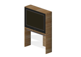 TV e Monitor 3D - Tv com móvel 32 polegadas