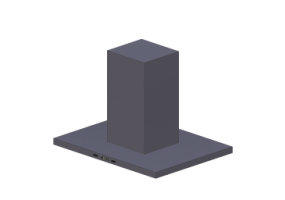 3D Haushaltger&auml;te - Abzugshaube aus Edelstahl