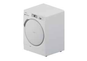 3D Electrical Appliances - Dryer with front loading door 60x55x85cm
