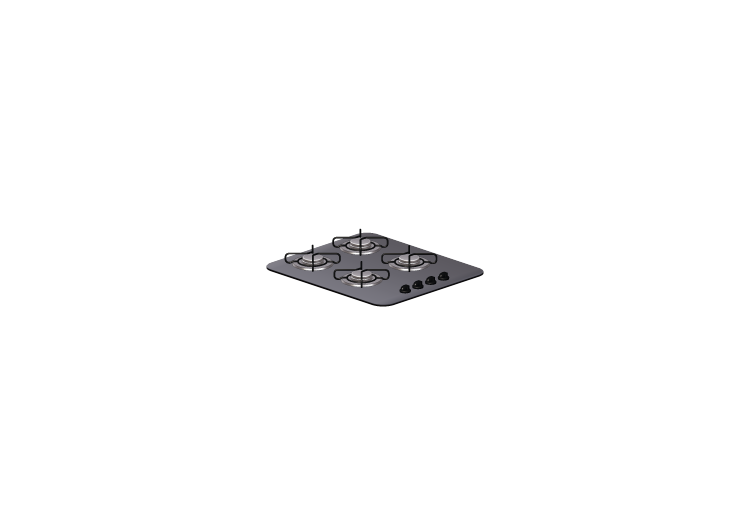 Electrodomésticos 3D - Encimera de gas 4 fuegos - ACCA... Electrodomésticos 3D - Encimera de gas 4 fuegos - ACCA...