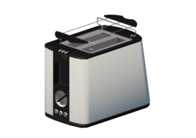 3D Electrical Appliances - Toaster with two tongs