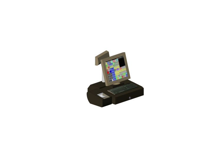 Dispositivi elettronici 3D - Registratore di cassa touch -... Dispositivi elettronici 3D - Registratore di cassa touch -...