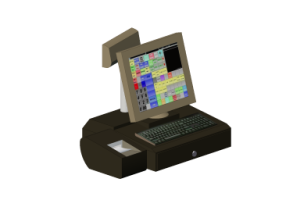 3D Electronic Devices - Touch screen cash register
