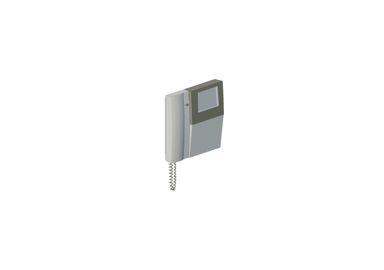 3D Elektronische Geräte - Video-Sprechanlage - ACCA... 3D Elektronische Geräte - Video-Sprechanlage - ACCA...