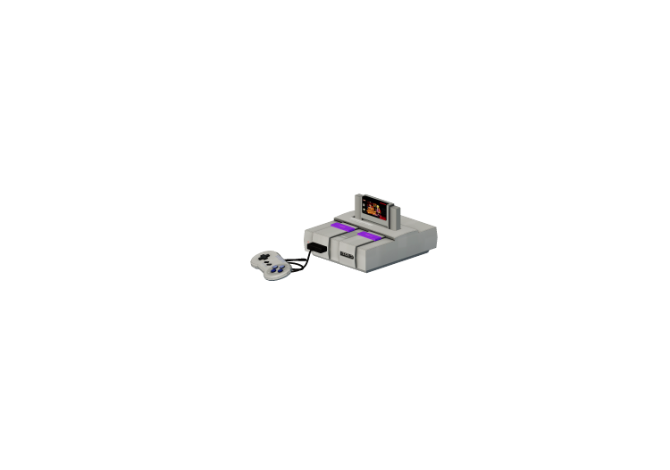 Dispositivi elettronici 3D - Super Nintendo - ACCA software Dispositivi elettronici 3D - Super Nintendo - ACCA software