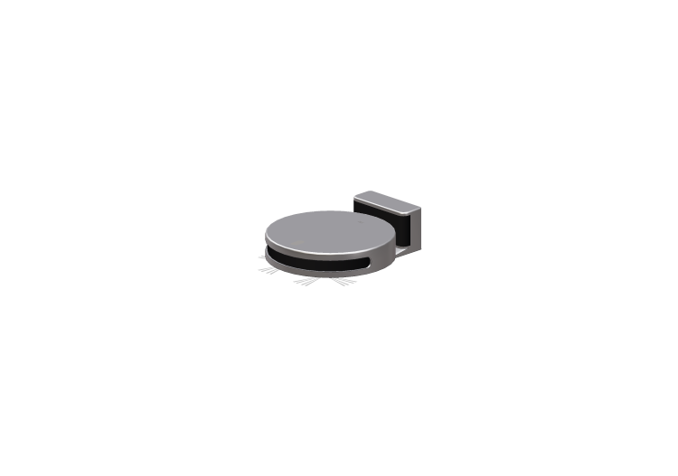 Dispositivos Eletrônicos 3D - Xiaomi Mi Robot Vacuum Mop... Dispositivos Eletrônicos 3D - Xiaomi Mi Robot Vacuum Mop...