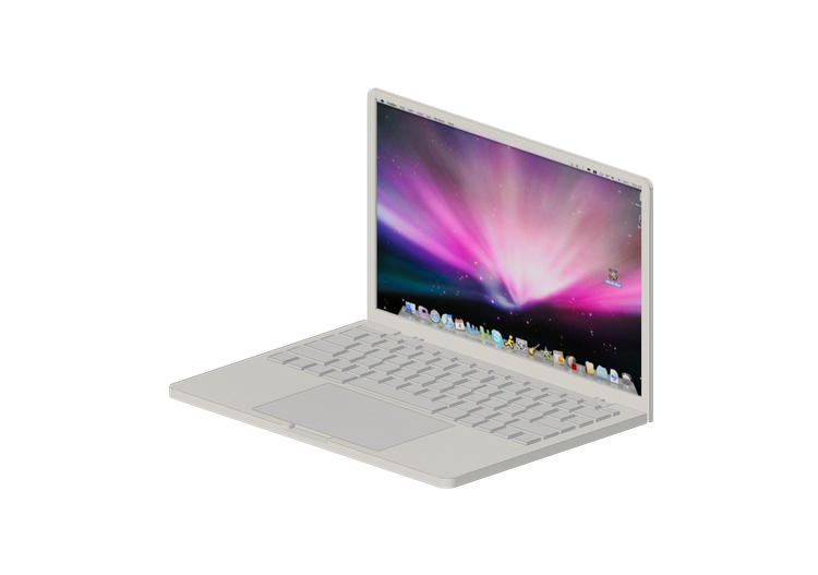Celulares y Ordenadores 3D - Ordenador portatil MacBook -... Celulares y Ordenadores 3D - Ordenador portatil MacBook -...