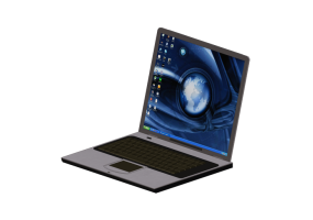Computers and Mobile phones 3D - Office Laptop computer