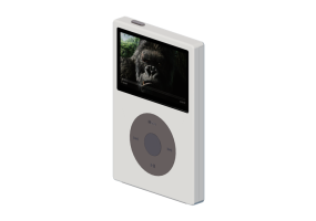 Celulares e Computadores 3D - iPod classic Apple