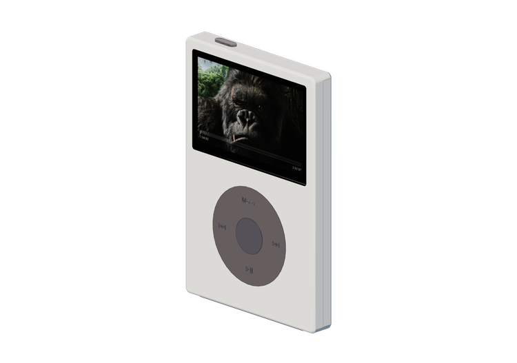 Celulares e Computadores 3D - iPod classic Apple - ACCA... Celulares e Computadores 3D - iPod classic Apple - ACCA...