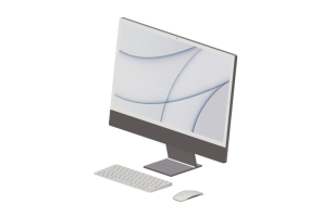 Computers and Mobile phones 3D - iMac 2021