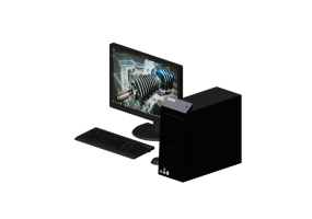 Computers and Mobile phones 3D - Lenovo Thinkcenter