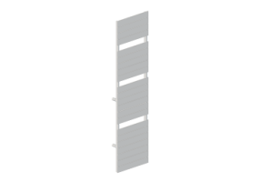 Radiateur et Ventilateur-convecteur 3D - Radiateur sèche-serviette 185x50cm