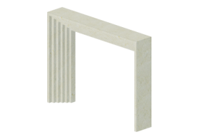Foyers et Chemin&eacute;es 3D - Rev&ecirc;tement pour chemin&eacute;e classique