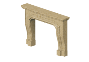 Foyers et Chemin&eacute;es 3D - Rev&ecirc;tement pour chemin&eacute;e classique