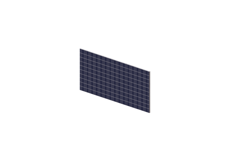 Fotovoltaico 3D - Moduli fotovoltaici - 1324 mm x 982 mm -... Fotovoltaico 3D - Moduli fotovoltaici - 1324 mm x 982 mm -...
