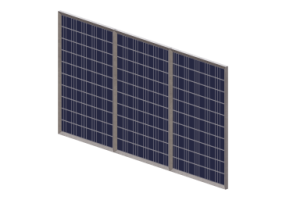3D Photovoltaic - Photovoltaic Modules - 1588 mm x 796 mm