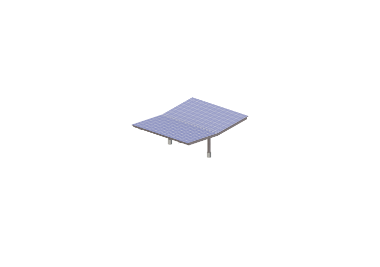 Fotovoltaico 3D - Módulos fotovoltaicos com braços - 1324... Fotovoltaico 3D - Módulos fotovoltaicos com braços - 1324...