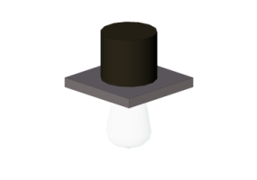 Lampada a sospensione 3D - Lampadina