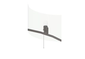 L&aacute;mpara de pared 3D - L&aacute;mpara de pared