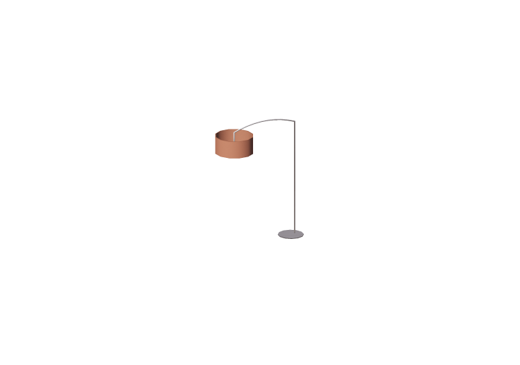 Lámpara de pie 3D - Base de acero - ACCA software Lámpara de pie 3D - Base de acero - ACCA software