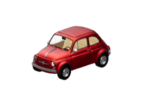 3D Cars - Fiat 500 - 1962