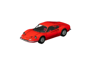 3D Cars - Ferrari Dino