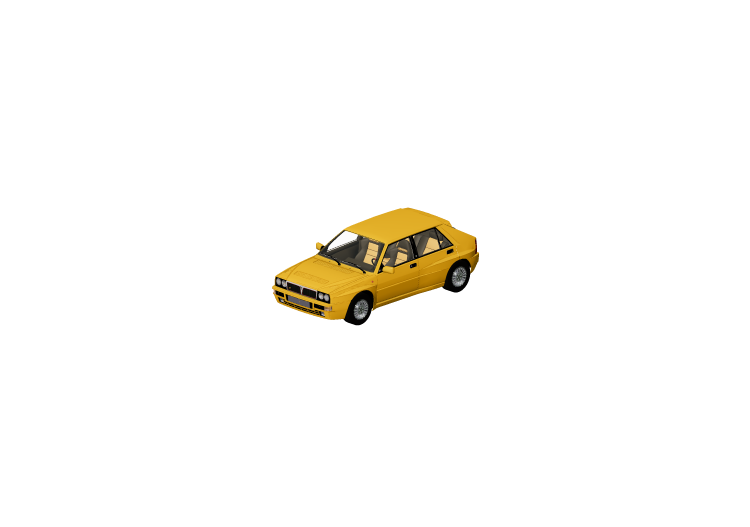 Automobili 3D - Lancia Delta Integrale - ACCA software Automobili 3D - Lancia Delta Integrale - ACCA software