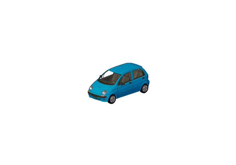 Automobiles 3D - Daewoo Matiz - ACCA software Automobiles 3D - Daewoo Matiz - ACCA software