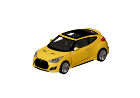 Automobili 3D - Hyundai Veloster Turbo