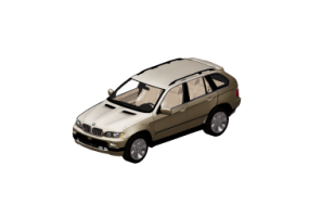 Automóveis 3D - BMW X5 de 2004