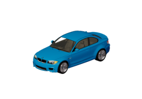 Autom&oacute;veis 3D - BMW s&eacute;rie 1 M de 2011