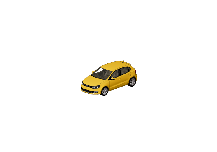 Automobiles 3D - Volkswagen polo du 2010 - ACCA software Automobiles 3D - Volkswagen polo du 2010 - ACCA software